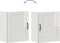 vidaXL - Keukenwandkasten - 2 - st - Porto - bewerkt - hout - hoogglans - wit