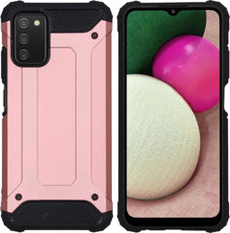 imoshion Hoesje Geschikt voor Samsung Galaxy A03s Hoesje - imoshion Rugged Xtreme Backcover - Rosé