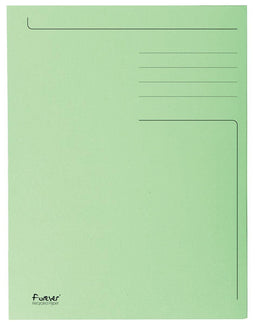 Dossiermap Exacompta Forever A4 3 kleppen 280gr groen - 50 stuks