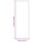 vidaXL - Deurmat - Rectangular - Bruin - 120x350 - cm
