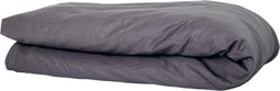 Simply Cosy - Verzwaringsdeken Hoes - Katoen Ademend - Donkergrijs - 200 x 140 cm