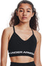 Under Armour UA Seamless Low Long Bra Dames Sportbeha - Zwart - Maat S