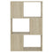 Boekenkast/kamerscherm 60x24x94 cm bewerkt hout sonoma eiken