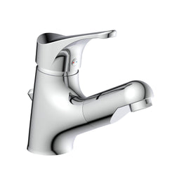 SCHÜTTE Attica Wastafelkraan - Mengkraan - met Waste - Uittrekbare Mousseur - Chroom