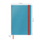 Leitz Cosy Notitieboek B5 Soft Touch Geruit - Notitieboek Hard Cover - Ideaal voor Thuiskantoor/Thuiswerken - Sereen Blauw