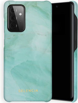 Selencia Hoesje Geschikt voor Samsung Galaxy A52 (4G) / A52s / A52 (5G) Hoesje - Selencia Maya Fashion Backcover - groen