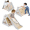 Coast Klimrek - 4-in-1 - Glijbaan - 63 x 64 x 61 cm - Grijs