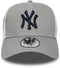 New Era - New York Yankees MLB Side Patch Grey 9FORTY A-Frame Trucker Adjustable Cap