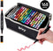 Brixy Twinmarkers 168 Stuks - Professionele Alcohol Markers - Dubbelzijdige Tip - Inclusief Opbergtas