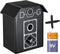 Dokx Anti Blaf Apparaat - Zonder schok - Waterbestendig - Instelbare Ultrasone Niveauregeling - 4 standen - Complete set - 9V batterij