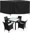vidaXL - Tuinmeubelhoes - 420D - 125x125x74 - cm - oxford - zwart