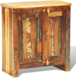vidaXL - Kast - met - 2 - deuren - vintage - stijl - massief - gerecycled - hout
