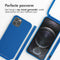 imoshion Hoesje Geschikt voor iPhone 12 Pro / 12 Hoesje Met Koord - imoshion Siliconen hoesje met koord - Blauw