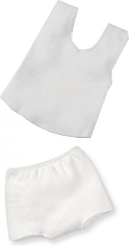 Poppen Ondergoed wit maat 32 (past op Gordi)