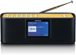 Lenco PDR-045 - DAB+ Radio - Bluetooth speaker - Zwart