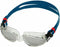 Aquasphere Kaiman - Zwembril - Volwassenen - Silver Titanium Mirrored Lens - Petrol