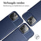 iMoshion Hoesje Geschikt voor iPhone 13 Pro Hoesje Siliconen - iMoshion Carbon Softcase Backcover - Blauw