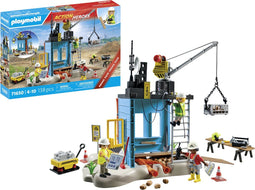 PLAYMOBIL 71650 - Action Heroes Bouwplaats - Inclusief 3 figuren en 135 accessoires