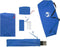 vidaXL - Strandtent - 274x178x170/148 - cm - 185T - polyester - azuurblauw