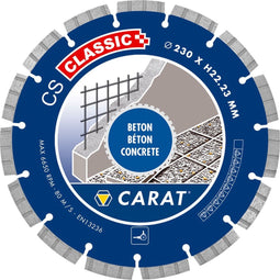 Carat CSC2303000 Diamantzaagblad voor droogzagen - 230 x 22,23mm - Beton