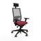 Bureaustoel met hoofdsteun Piqueras y Crespo 3D066G1 Kastanjebruin