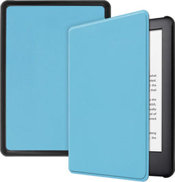 imoshion E-reader Hoesje - Geschikt voor Amazon Kindle 10 - Slim Hard Case Sleepcover Bookcase - Lichtblauw