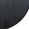 vidaXL - Vloerkleed - rond - 100 - cm - bamboe - zwart