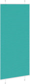 vidaXL - Plissé - rolgordijn - 90x200 - cm - stofbreedte - 89,4 - cm - petrol - groen
