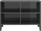 vidaXL - Tv-meubel - met - metalen - poten - 69,5x30x50 - cm - hoogglans - grijs
