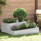 vidaXL - Tuinplanter - 100x100x50 - cm - Gegalvaniseerd - Staal