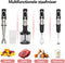 Aviro 6-in-1 Staafmixer - 1000W - 20 Snelheden - RVS (set)