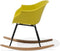 Beliani HARMONY - Schommelstoel - Geel - Kunststof