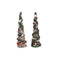 Kerstboom DKD Home Decor Natuurlijk Rood Metaal Groen (14 x 14 x 51 cm) (2 Stuks)
