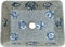 vidaXL - Opzetwasbak - rechthoekig - 46x35,5x13 - cm - keramiek - meerkleurig