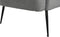 DKD Home Decor - Sofa - Handgemaakt Fluweel Scandi - Zwart Grijs 129 x 75 x 73 cm