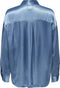 ONLY ONLJOJO BUTTON DNM SHIRT - Dames Blouse - Satijnen stof - Lange mouwen - Maat S