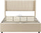 Savona Gestoffeerd Bed - 200 x 120 cm - Bedlade - Beige