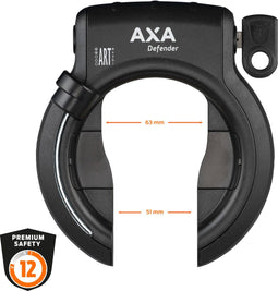 AXA Defender - Ringslot - ART 2 sterren - Gehard staal - Zwart