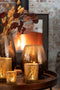 J-Line windlicht Takken - glas - goud - small - 3 stuks