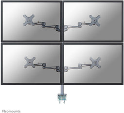 Neomounts FPMA-D935D4 - Monitorarm 4 schermen - 10-27" - Zilver