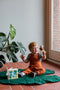 NOOX City Kids - Bijtring - Gehaakte Bij - Hout - houten speelgoed - kraamcadeau - 100% Fairly Made