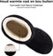 Comfeet - Pantoffels - Dames - Maat 38/39 - Fleece voering - Anti-slip - Zwart