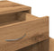 vidaXL - Rolkast - 45x38x54 - cm - bewerkt - hout - artisanaal - eikenkleur