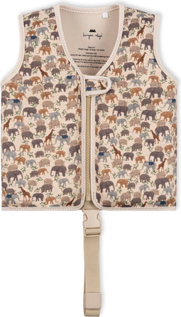 Konges Sløjd Neopreen Float Vest/Zwemvest/Drijfvest - Safari - Maat 4-6 jaar
