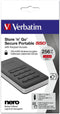 Verbatim Store 'n' Go - SSD 256GB - AES 256 bits-hardwareversleuteling - Zilver