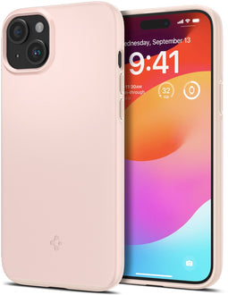 Spigen Thin Fit - Back Cover - Schokabsorberend - Lichtroze