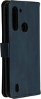 iMoshion Hoesje Geschikt voor Motorola Moto G8 Power Lite Hoesje Met Pasjeshouder - iMoshion Luxe Bookcase - Donkerblauw