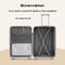 SKYCASES Urban Adventurer - Medium Reiskoffer - Cijferslot - 44x27x66cm - 78L - Trolley met