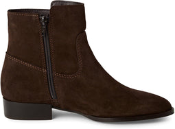 TAMARIS Core - Enkellaarzen - Blokhak 3 cm - Mocca