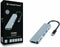 Conceptronic DONN02G - USB Hub - 4 poorten HDMI USB-C USB 3.2 - Aluminium
